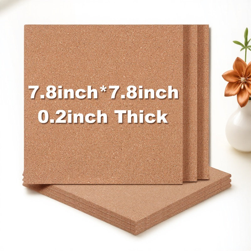 Bulletin Board Cork - 6Pcs Cork Board Tiles Self Adhesive