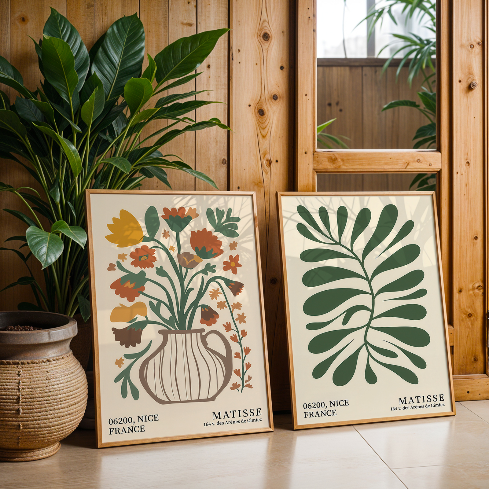 2pcs Green Bohemian Floral Can - Office Furniture Design 리뷰 및 가격