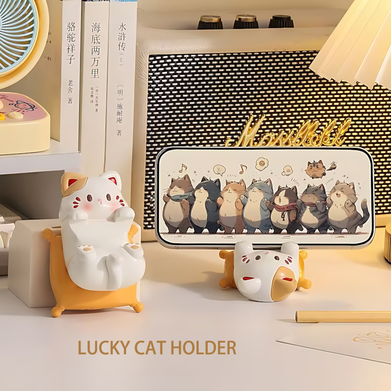 Cute Cartoon Cat Desktop Ornam - Office Furniture Table 리뷰 및 가격