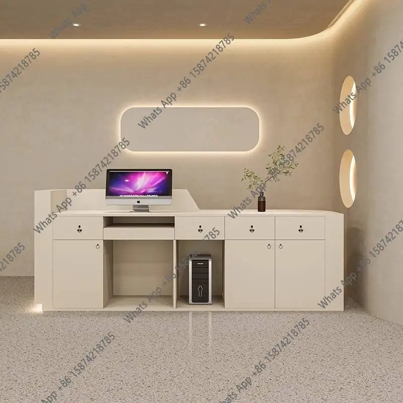 DC MT White Drawers Reception  - Office Furniture Logo 리뷰 및 가격