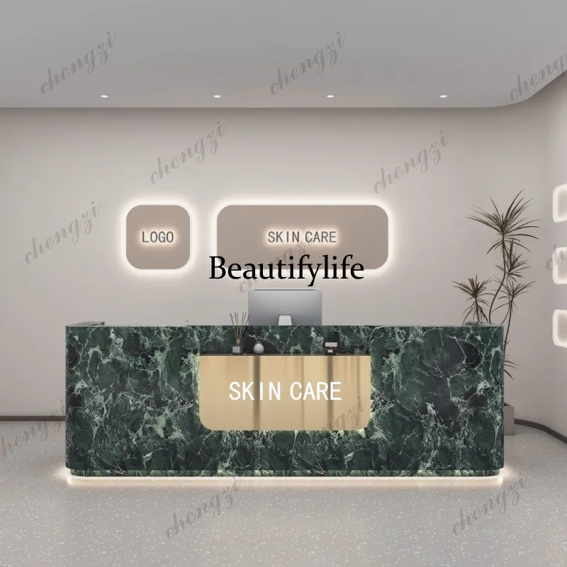 01A Logo Beauty Reception Desk - Office Furniture Logo 리뷰 및 가격