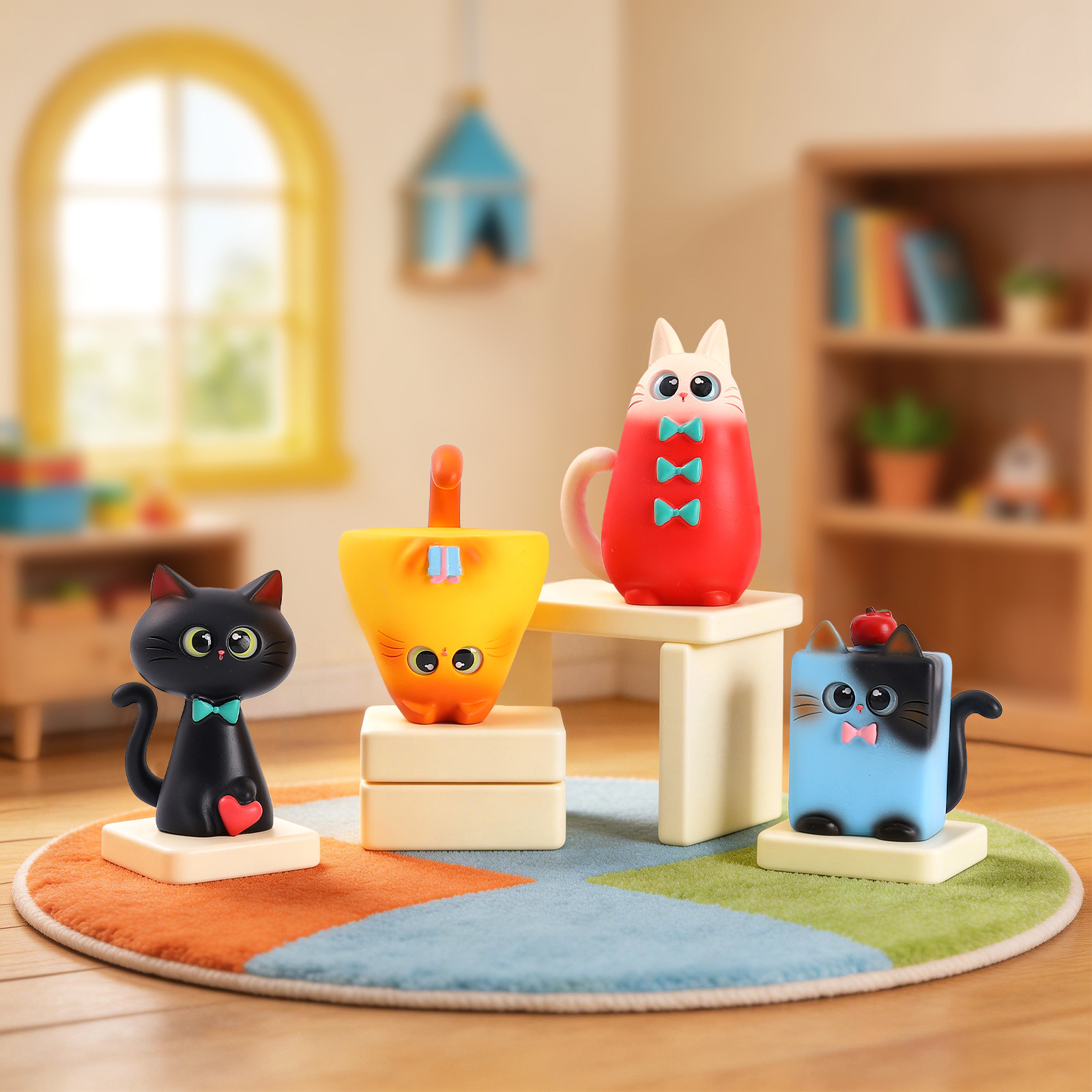Blind Box Cat Figurine Resin C - Office Furniture Design 리뷰 및 가격