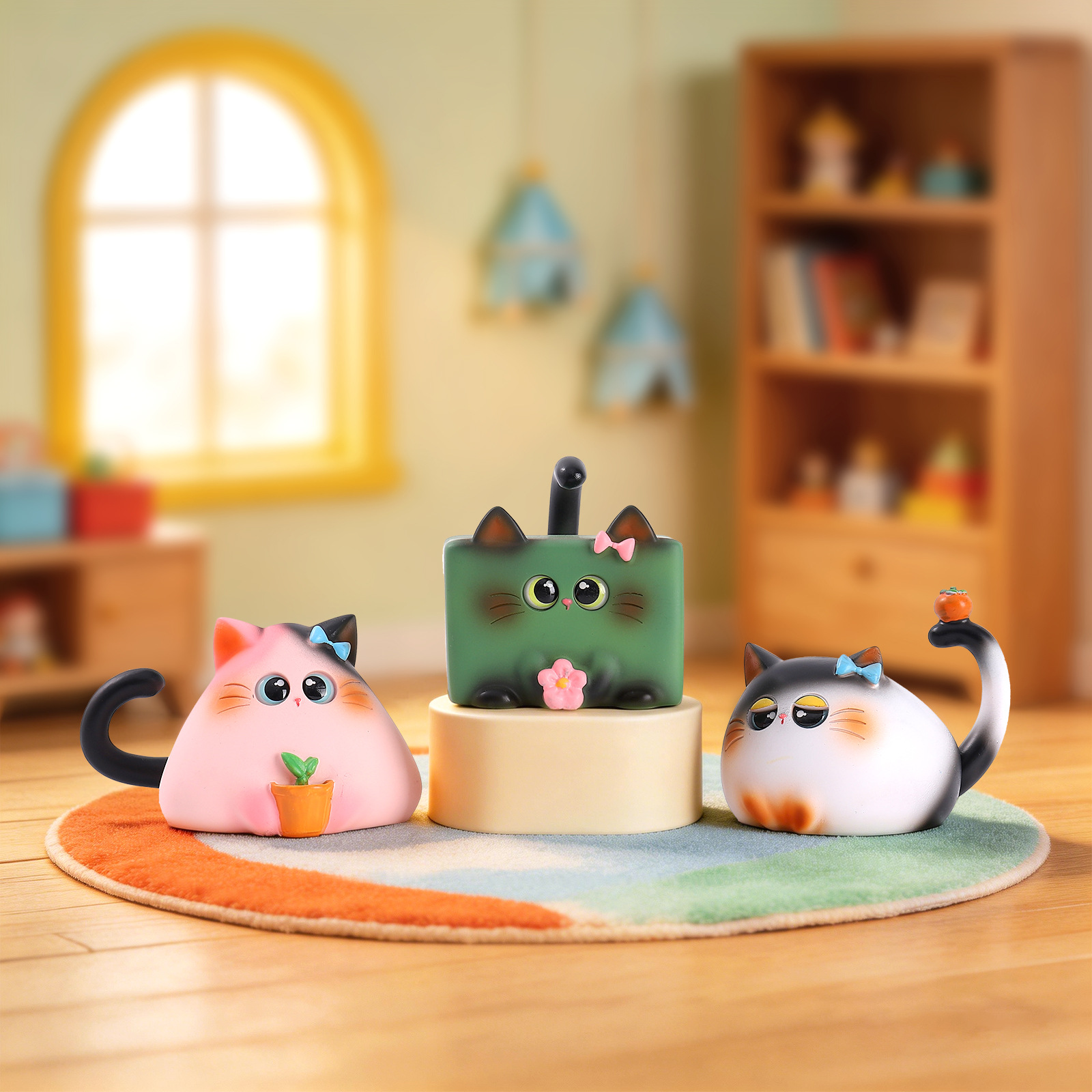 Blind Box Cat Figurine Resin C - Office Furniture Design 리뷰 및 가격