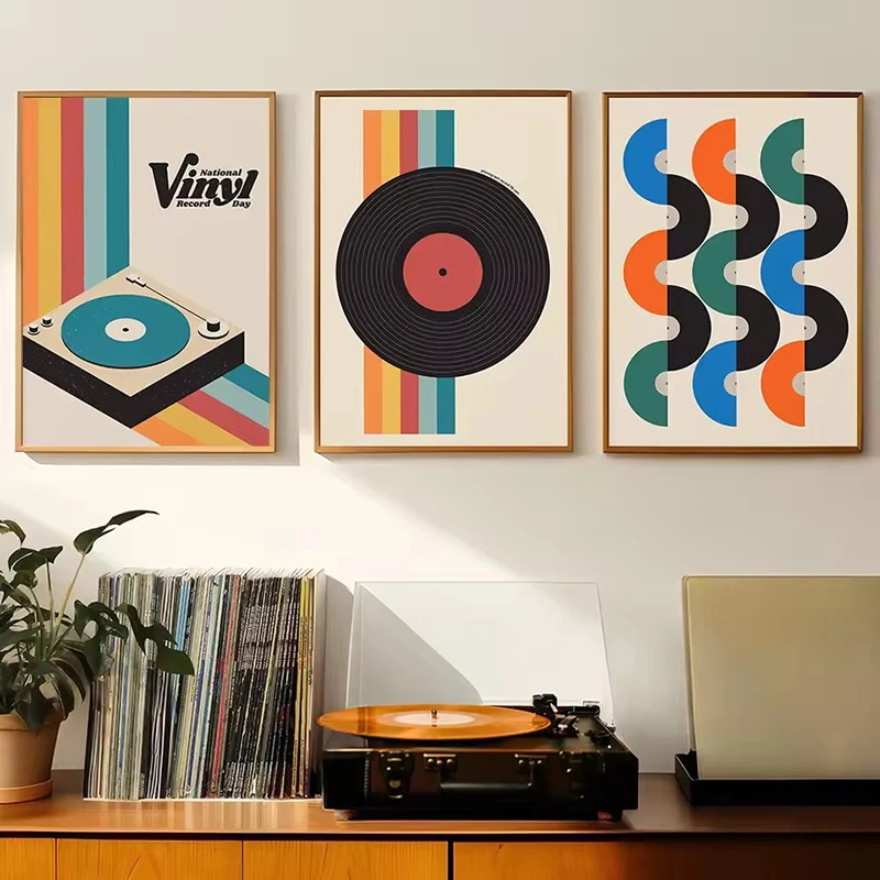 Mid Century Vinyl Record Canva - Office Furniture Design 리뷰 및 가격
