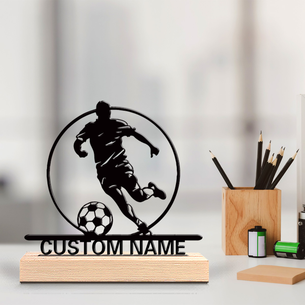 Custom Soccer Player Metal Sta - Office Furniture Table 리뷰 및 가격