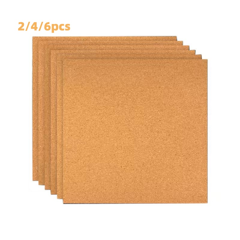 2/4/6 Pieces of Square Cork Bo - Bulletin Board Cork 리뷰 및 가격