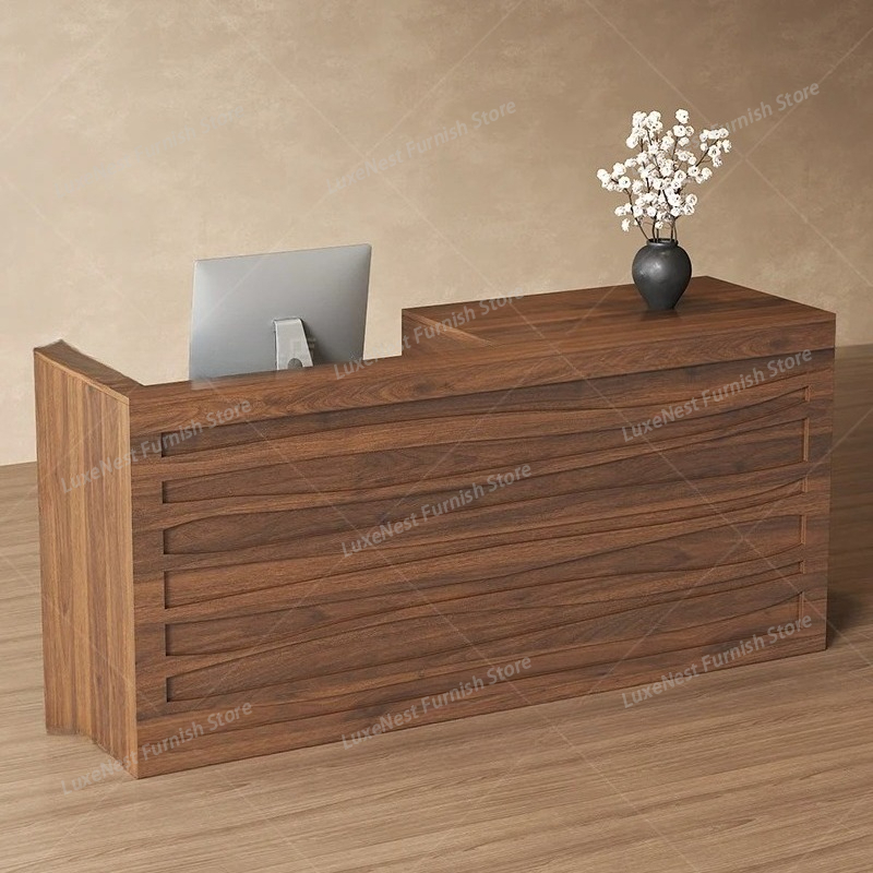 Office Beauty Reception Desk L - Office Furniture Logo 리뷰 및 가격