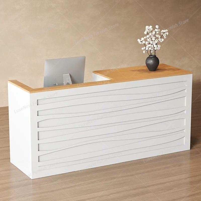 Office Beauty Reception Desk L - Office Furniture Logo 리뷰 및 가격