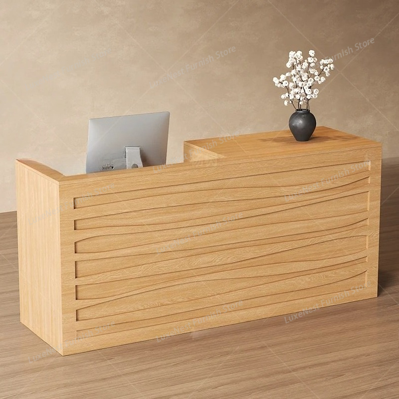 Office Beauty Reception Desk L - Office Furniture Logo 리뷰 및 가격