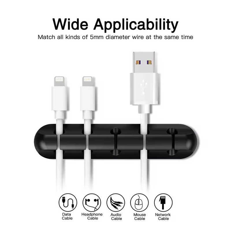 Silicone USB Cable Clip Winder - Office Furniture Table 리뷰 및 가격