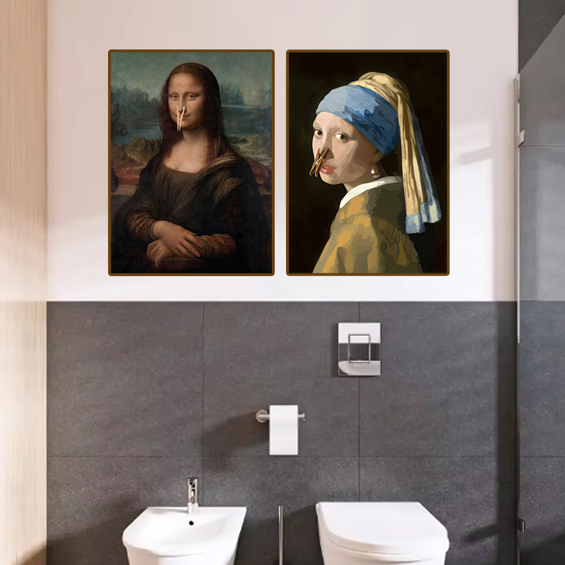 1pc Funny Abstract Bathroom To - Office Furniture Design 리뷰 및 가격
