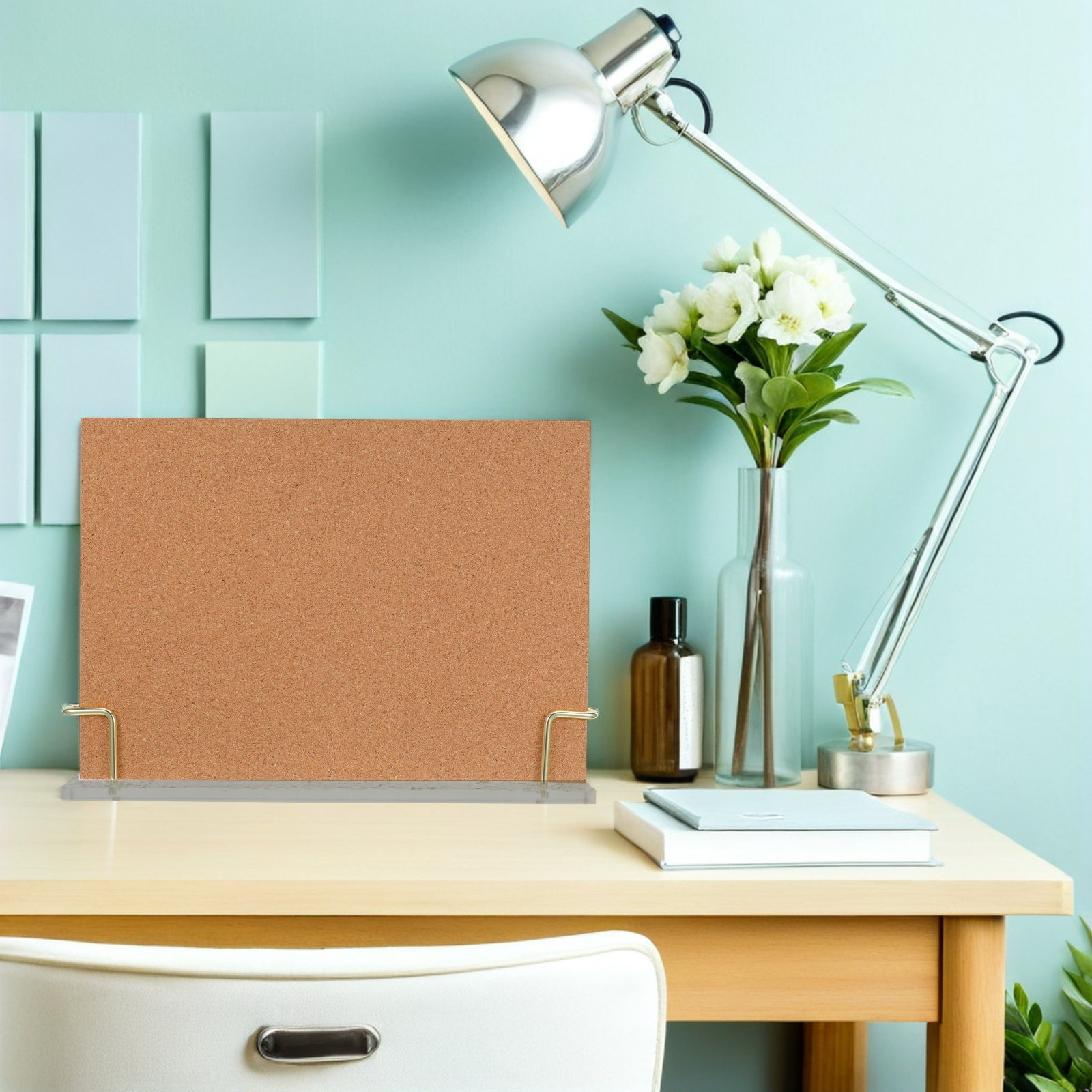 1Set Small Desk Cork Board Fra - Bulletin Board Cork 리뷰 및 가격