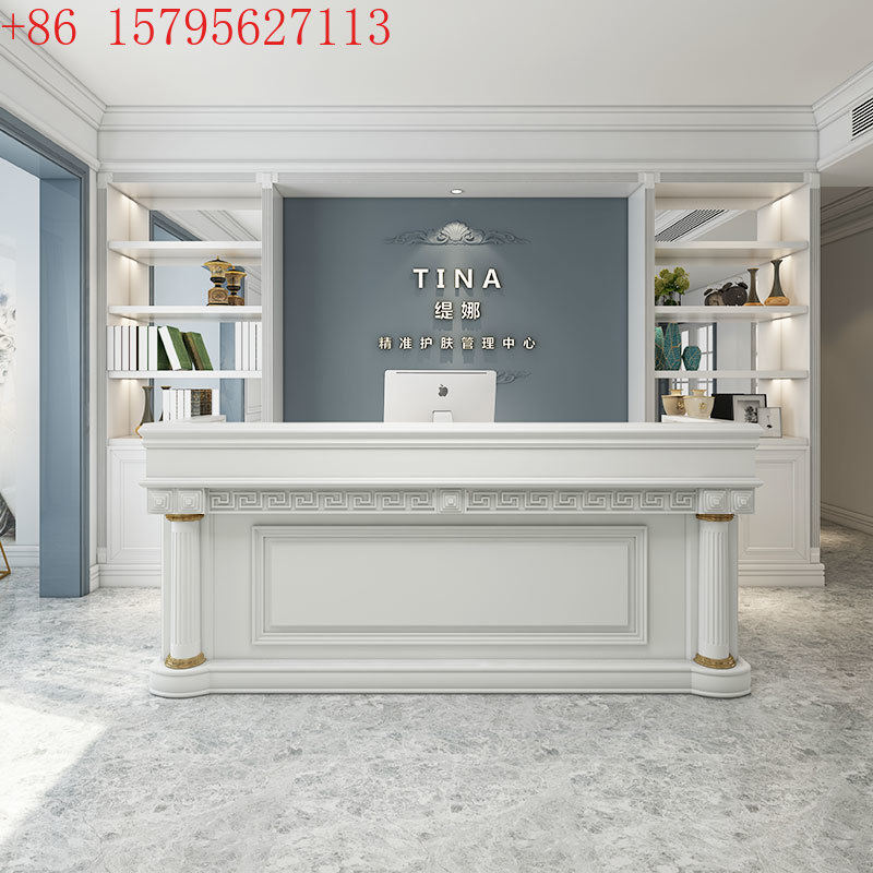 Large Beauty Clinic Reception  - Office Furniture Logo 리뷰 및 가격