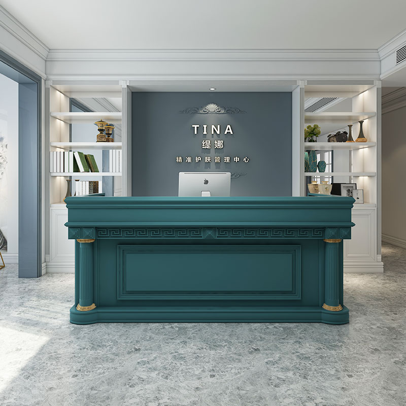 Large Beauty Clinic Reception  - Office Furniture Logo 리뷰 및 가격