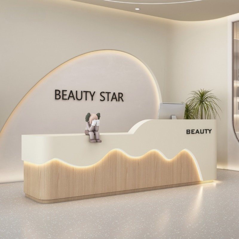 Barber Chests Reception Desk B - Office Furniture Logo 리뷰 및 가격