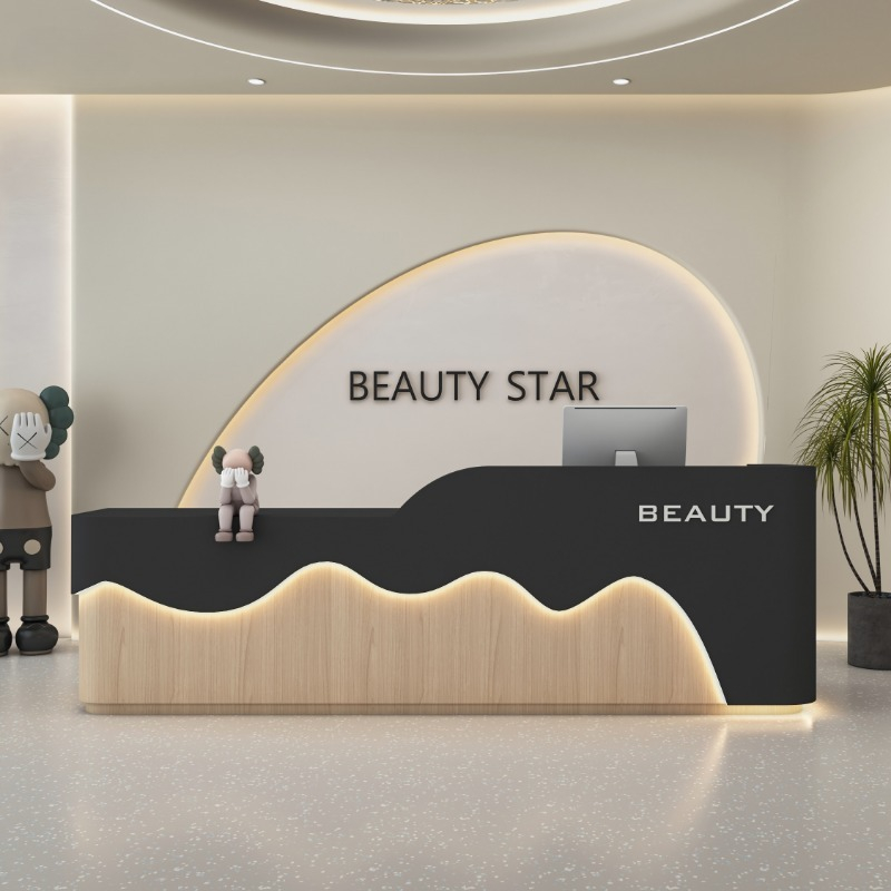 Barber Chests Reception Desk B - Office Furniture Logo 리뷰 및 가격
