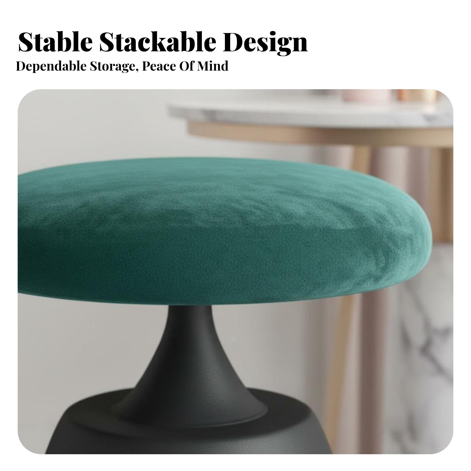 Round Upholstered Pouf Light L - Office Furniture Design 리뷰 및 가격
