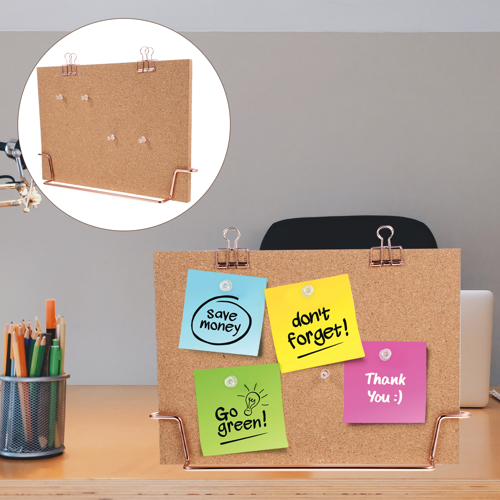 Cork Bulletin Board A4 Golden  - Bulletin Board Cork 리뷰 및 가격